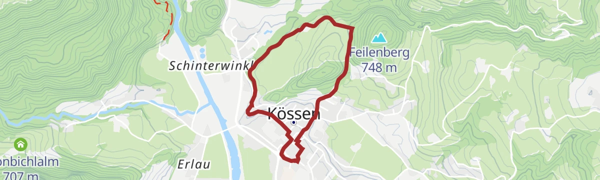 Route map: Rund um den Kalvarienberg
